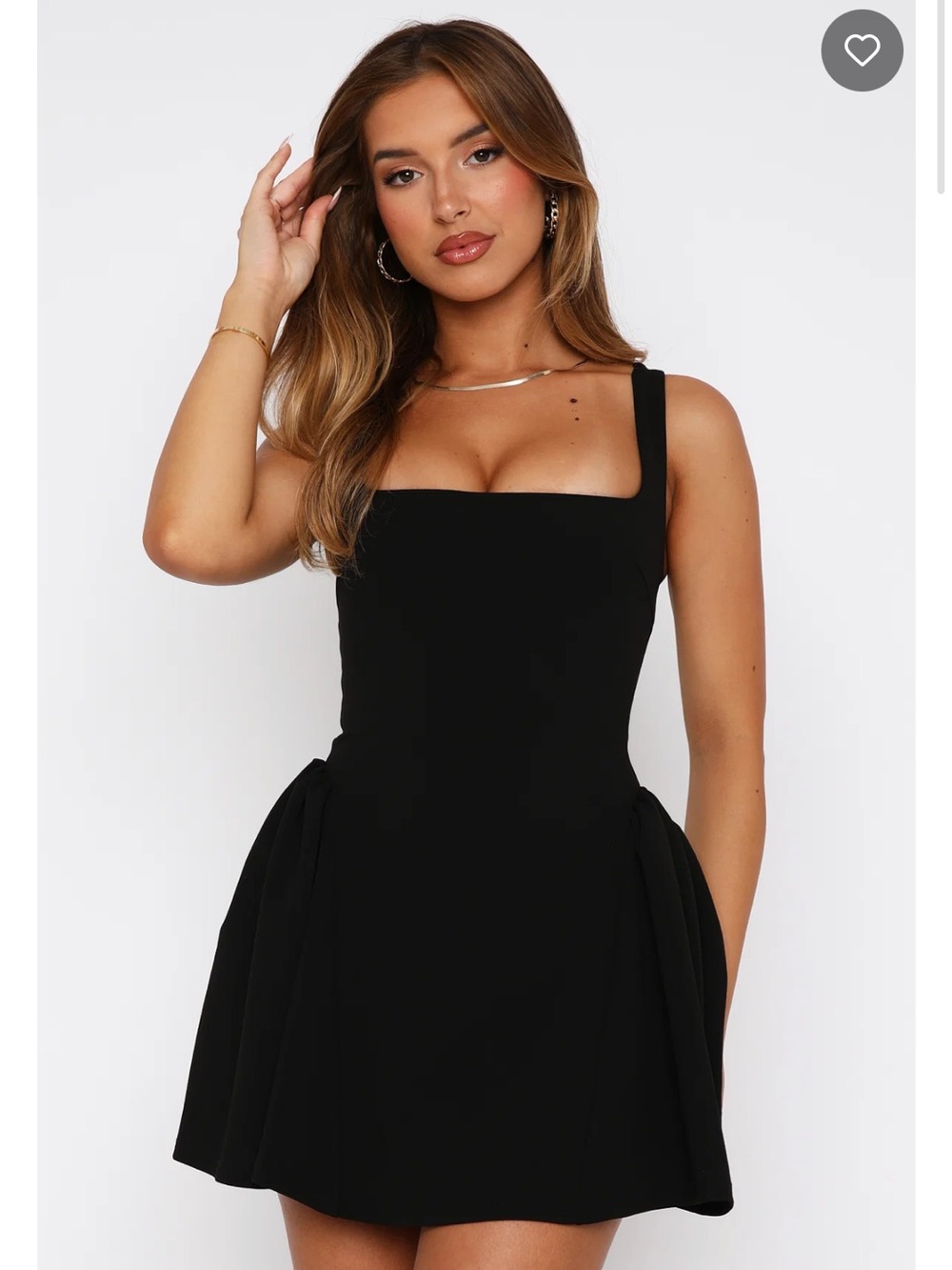 Moonlight Magic Mini Dress Black